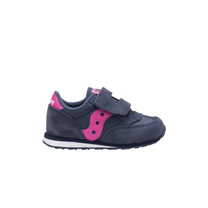 Saucony Jazz Hook & Loop Little Kid 'Navy Pink' Sneakers Navy/Pink SL160377B