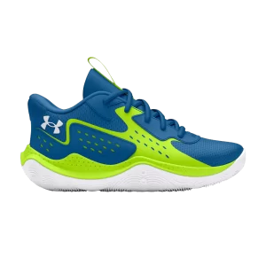 Under Armor Jet '23 PS 'Photon Blue High Vis Yellow 'Sneakers Photon Blue/High Security Yellow/White 3026636 401