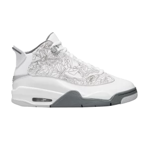 Air Jordan Dub Zero GS 'White Cool Grey' White/Metallic Silver/Neutral Gray/Cool Gray DV1360 107