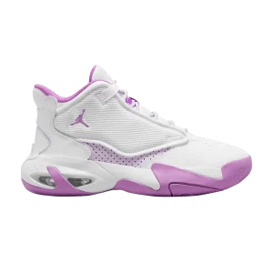 Air Jordan Max Aura 4 GS 'White Barely Grape' White/Barely Grape/Fuchsia Peak DQ8404 105