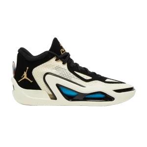 Air Jordan Tatum 1 PF 'Barbershop' Sneakers Coconut milk/Metallic gold/Black/Laser blue/Bright crimson DX5574 180