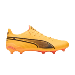 Puma King Ultimate FG AG 'Forever Faster Pack' Sneakers Solar Stream/Black/Sunset Glow 107563 08