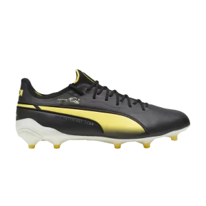 Puma King Ultimate Pelé FG AG 'Legend Pack 'Sneakers Black/White/Pelé Yellow/Gold/Matte Ivory 107825 01