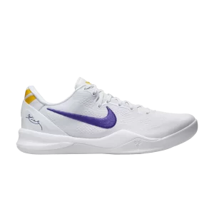 Nike Kobe 8 Protro 'Lakers Home' White/Court Purple/University Gold HF9550 100