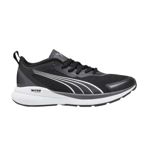 Puma Kruz Nitro Big Kid 'Black Silver' Sneakers Black/White/Dark Charcoal/Silver 378878 02