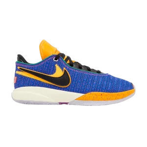 Nike LeBron 20 GS 'Racer Blue' Blue/Black/Bright Purple DQ8651 401