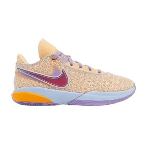 Nike LeBron 20 GS 'Summer Vibes' Celestial Gold/Multicolor/Cobalt Bliss/Cosmic Purple DQ8651 200