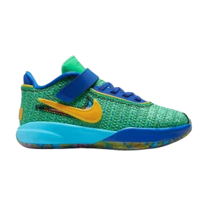 Nike LeBron 20 PS 'Kaleidoscope' Sneakers Electric Algae/Game Royal/Baltic Blue/University Gold DV3023 300