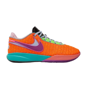 Nike LeBron 20 'Chosen 1' Total Orange/Bright Purple/Green Punch/Hot Toddy DJ5423 800