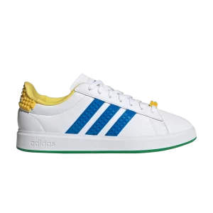 adidas LEGO x Grand Court 2.0 'White Blue Yellow' Sneakers Cloud White/Shock Blue/Yellow HP9382