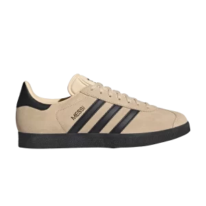 adidas Lionel Messi x Gazelle 'Triunfo Dorado' sneakers Crystal Sand/Black/Metallic Gold IH8156