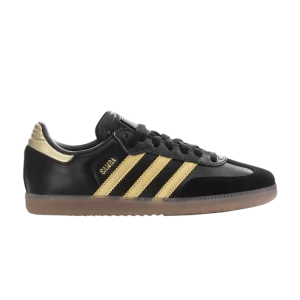 adidas Lionel Messi x Samba J 'Triunfo Dorado' sneakers Black/Metallic Gold/Bubblegum JH5641