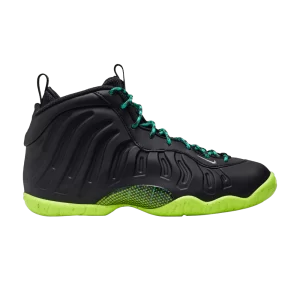 Nike Little Posite One GS 'Emerging Powers' Black/Metallic Silver/Volt/Clear Jade DZ2852 001