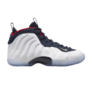 Nike Little Posite One GS 'Olympic' 2024 Obsidian/White/University Red/Metallic Gold 644791 403 24