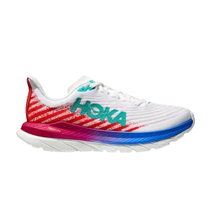 HOKA Mach 5 'White Flame' Sneakers White/Flame 1127893 WFM