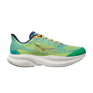 HOKA Mach 6 Kids 'Lettuce Bellwether Blue' Sneakers Lettuce/Bellwether Blue 1147553 LLW