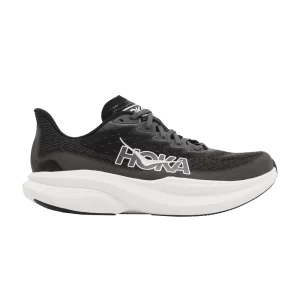 HOKA Mach 6 Wide 'Black White' Sneakers Black/White 1147833 BWHT