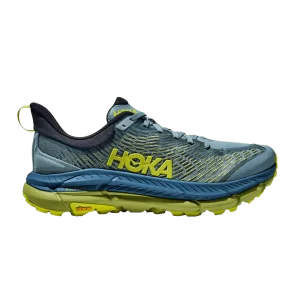 HOKA Mafate Speed 4 'Stone Blue Dark Citron' Sneakers Stone Blue/Dark Citron 1129930 SBDCT