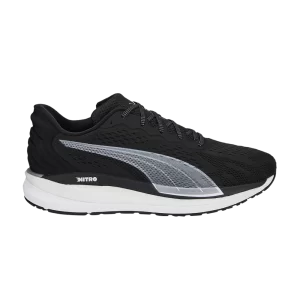 Puma Magnify Nitro Surge 'Black Metallic Silver' Sneakers Black/Silver Metallic 376905 05