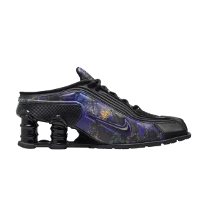 Nike Martine Rose x Wmns Shox Mule MR4 'Eggplant' Black/Eggplant/Metallic Silver DQ2401 003