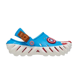 Crocs Marvel x Echo Clog Kids 'Captain America' Sneakers Red/White/Blue 209490 100