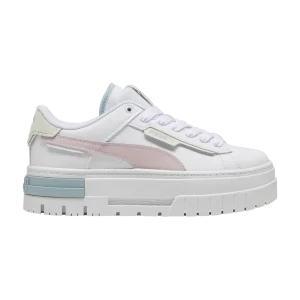 Puma Mayze Big Kid 'Crashed' Sneakers White/Pink Whisper 396576 04