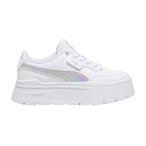 Puma Mayze Stack Big Kid 'Iridescent' Sneakers White/Silver 392868 01