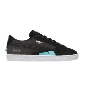 Puma Mercedes-AMG Petronas F1 x Suede 'Black Sheen Green' Sneakers Black/Flat dark grey/Shin Green 308024 01