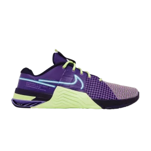 Nike Metcon 8 AMP 'Deep Purple Barely Volt' Deep Violet/Barely a Volt/Blackened Blue/Baltic Blue DV1206 500