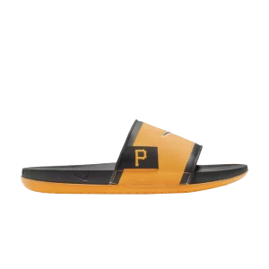 Nike MLB x Offcourt Slide 'Pittsburgh Pirates' Sundown/Dark Smoke Grey/Black FN4320 700