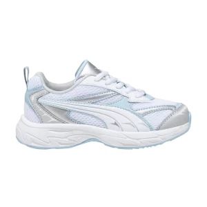 Puma Morphic Little Kid 'White Ash Grey' Sneakers White/Ash gray 393793 03