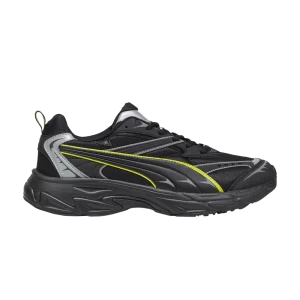 Puma Morphic Reflective 'Black Yellow Burst' Sneakers Black/Yellow Burst 393646 02