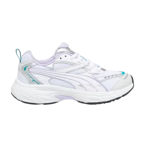 Puma Morphic White Vivid Violet Sneakers White/Bright purple 392724 07