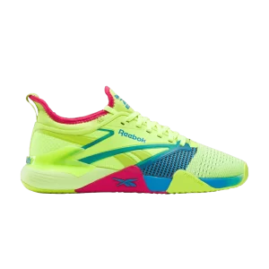 Reebok Nano Court 'Digital Lime Aqua Pink' Sneakers Digital Lime/Aqua/Bold Pink 100208444