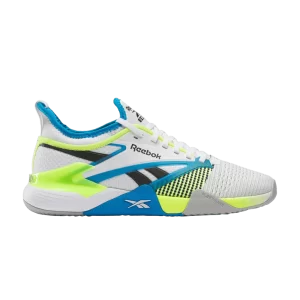 Reebok Nano Court 'White Digital Lime Aqua' Sneakers White/Digital Lime/Aqua 100204815