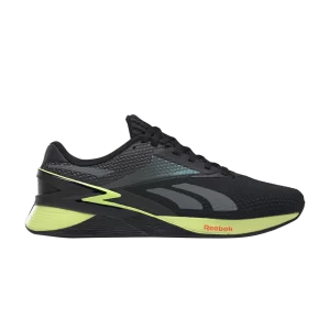 Reebok Nano X3 'Black Energy Glow' Sneakers Black/Energy Glow/Smash Orange HP6046