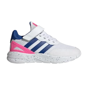 adidas Nebzed J 'White Royal Pink' Sneakers Cloud White/Royal Blue/Lucid Pink IG7250