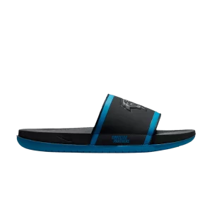 Nike NFL x Offcourt Slide 'Carolina Panthers' 2023 Anthracite/Blue Tide/Medium Silver DD0540 002