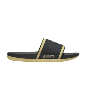 Nike NFL x Offcourt Slide 'New Orleans Saints' Anthracite/Gold Team/White DD0544 002