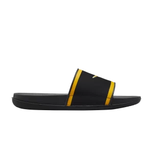 Nike NFL x Offcourt Slide 'Pittsburgh Steelers' Black/Dark Smoke Grey/University Gold FN4470 001