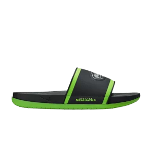 Nike NFL x Offcourt Slide 'Seattle Seahawks' Anthracite/Action green/Medium silver DD0545 002