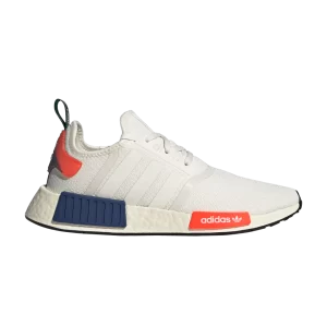 adidas NMD_R1 'White Navy Solar Red' Sneakers Cloud White/Color White/Sunny Red HQ4464