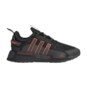 adidas NMD_V3 'Black Solar Orange' Sneakers Six Gray/Sunny Orange/Black FZ6497