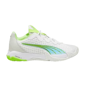 Puma Nova Elite 'White Fizzy Apple' Sneakers White/Glow Blue/Fizzy Apple/Shadow Gray 107597 04