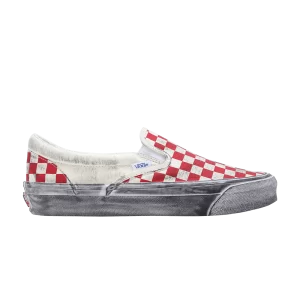 Vans OG Classic Slip-On LX 'Stressed – Red Checkerboard 'Red/Chess VN0A32QN9Y1