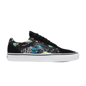 Vans Old Skool 'Glow In The Dark – Psychedelic Space 'Sneakers Black/True White VN0007NTBP9