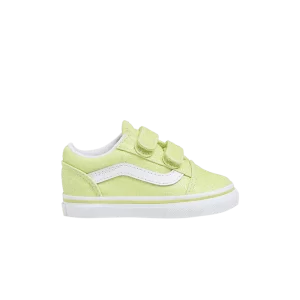 Vans Old Skool V Toddler 'Glitter – Lime Sherbet 'Sneakers Lime sorbet VN000CPZC2R