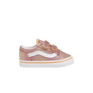 Vans Old Skool V Toddler 'Glitter – Sunrise Glitter 'Sneakers Sunrise Glitter/Multi/True White VN0009RC6GL