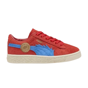 Puma One Piece x Suede Little Kid 'Luffy' Sneakers Forever Red/Ultra Blue 396649 01