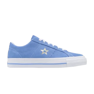 Converse One Star Pro 'Light Blue Gold' Sneakers Light Blue/White/Gold A06647C